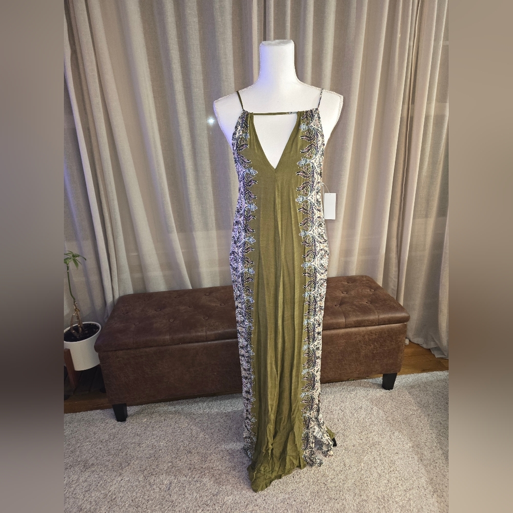 NWT, O'Neill, Green, Maxi Dress, Size S